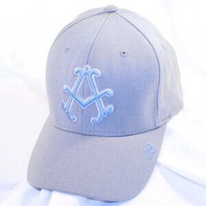 Akademiks Adult One Size Flex Fit Gray 08 Embroidered Baseball Hat Cap